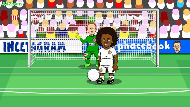 Дузпите в Милано като пародийна анимация