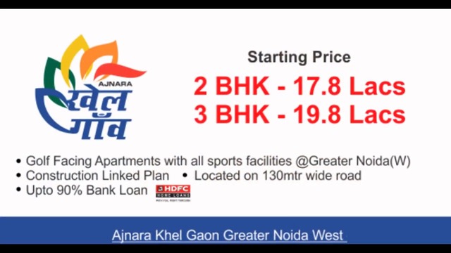 Ajnara Khel Gaon New Apartments