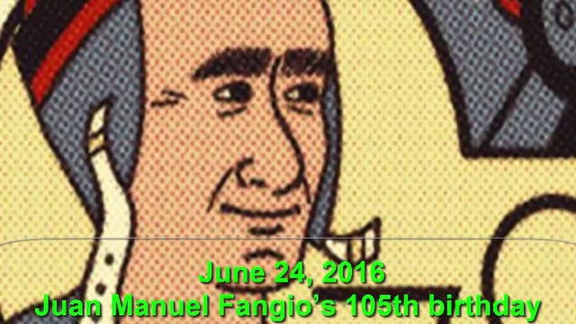 105 г. за Легендарният Хуан Мануел Фанджо (Juan Manuel Fangio) с Google Doodle