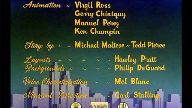 A Hare Grows in Manhattan BG Audio