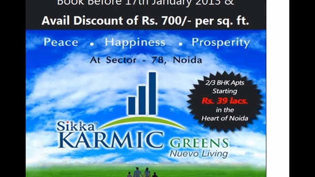 Sikka Karmic Greens is 3 Side Open Balcony