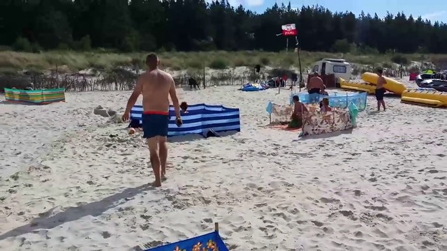 Ужас на плажа ! Глиган изкача от морето !