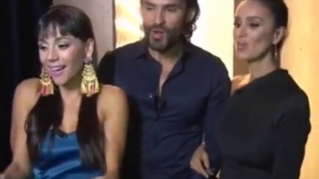 Catherine Siachoque, Fabian Rios y Carolina Gaitan