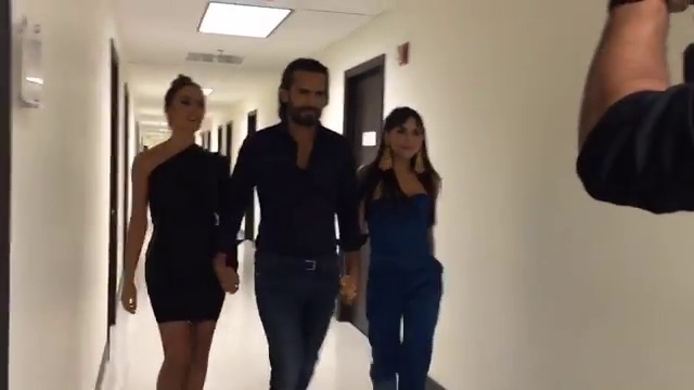 Catherine Siachoque, Fabian Rios y Carolina Gaitan