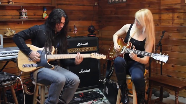 Warleyson Almeida and Emily Hastings playing Layla (by Derek and the Dominos)