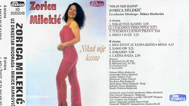 Zorica Milekic (1993) - I zalosna vrba peva (Audio)