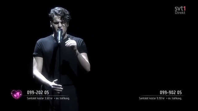 Oscar Zia – Human   Finalen   Melodifestivalen 2016 (1)