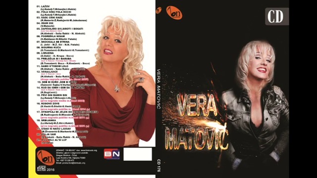 Vera Matovic Ao Mile al si lep BN Music 2016 Audio
