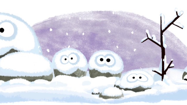 * Зимата идва! Гугъл Ви поздравява: Честита първа зима = Честит първи зимен ден & сняг * Winter is coming! Google :Doodle (2016)