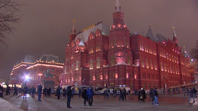 Новогодишната нощ 2017 г. в Москва