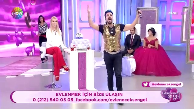 Solmaz ve Kobra Murat'tan canlı yayında dans show!