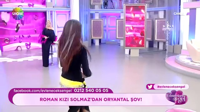Roman kızı Solmaz'dan oryantal şov!
