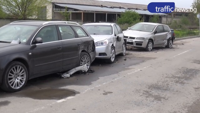 Отново резил в Кючука Пловдив- Пияно 21-г момиче карало джипа си и помляло 10 коли в Кючука