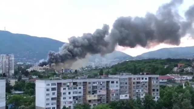 Голям пожар в София "Красна поляна" днес / 04.05.2018 г.