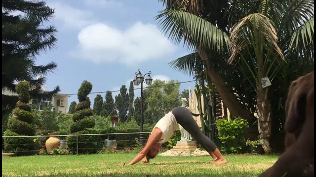 Заразителен урок по йога