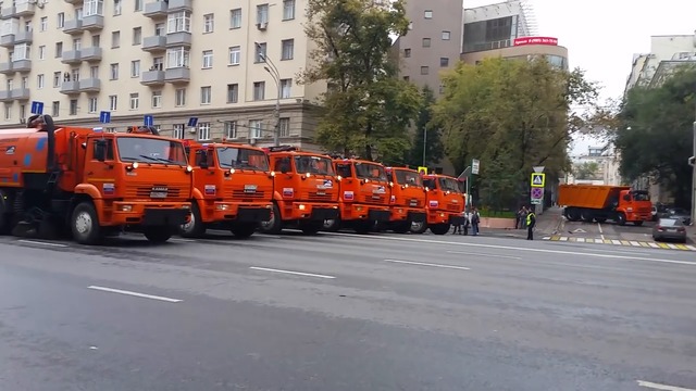 Парад спецтехники Москва