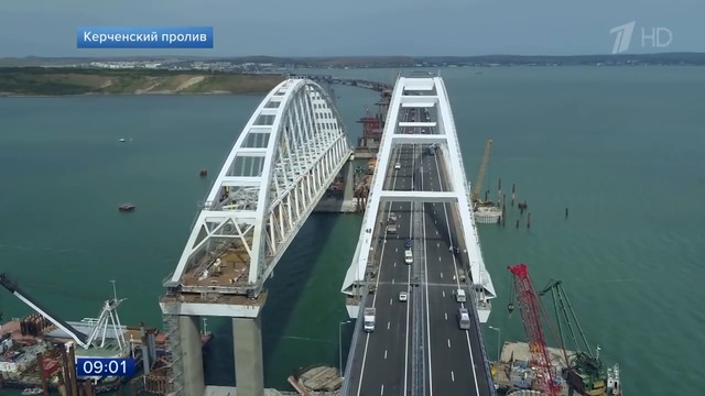 Церемонию открытия по автомобильной части Крымского моста посетит Владимир Путин