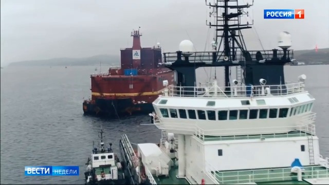 Плавучая АЭС -  единственная в мире