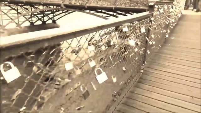 Вижте моста на влюбените в Париж! bridge of lovers (ВИДЕО)