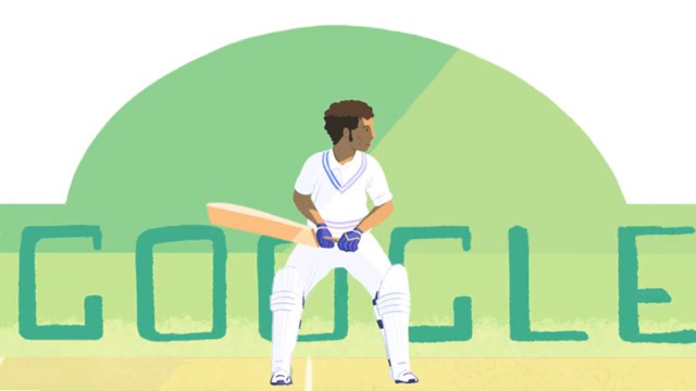Google Doodle celebrates Dilip Sardesai's 78th birthday! Дилип Сардесай индийски играч на крикет почете Google